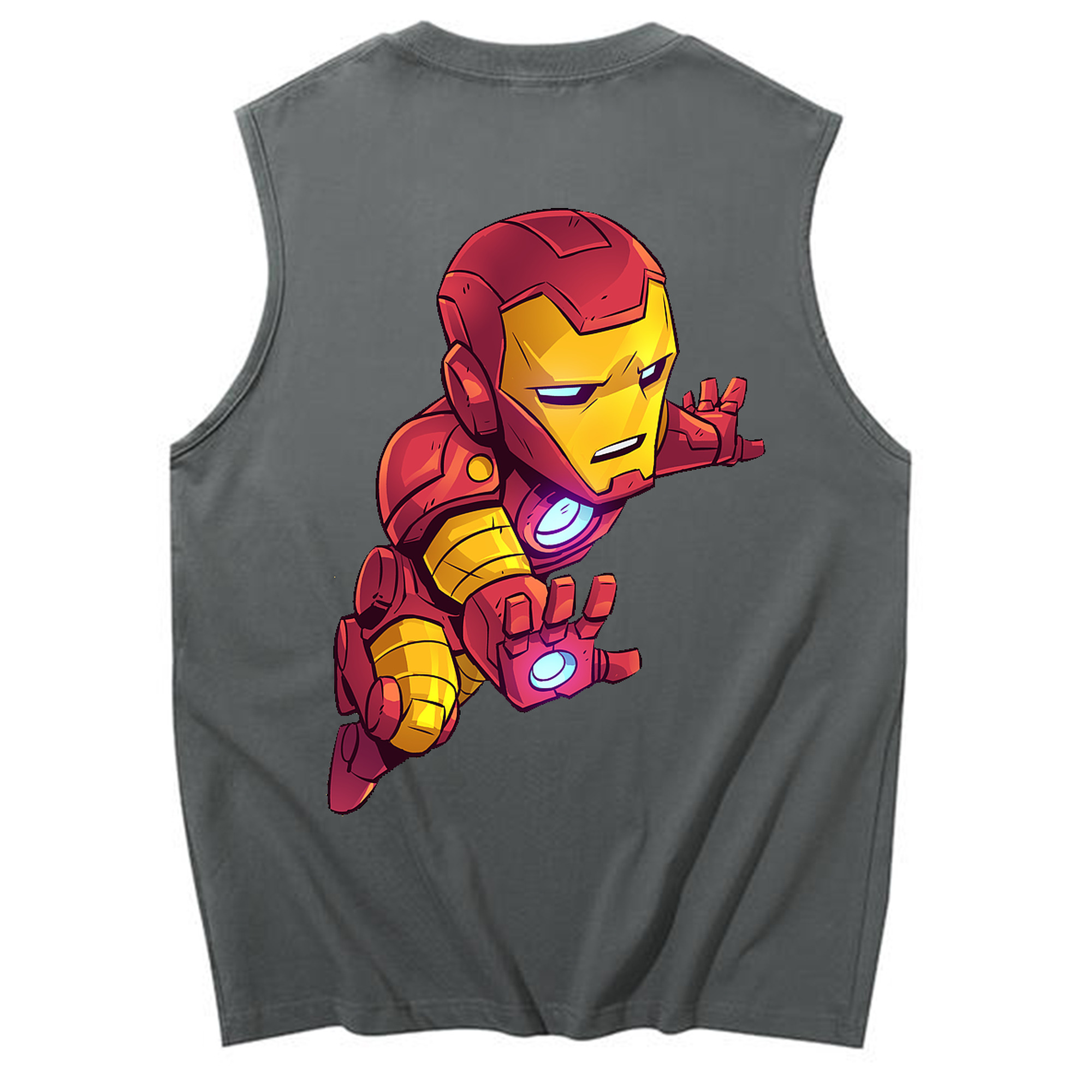 （画像用） アベンジャーズ The Avengers コットン100％タンクトップ（背面プリント）